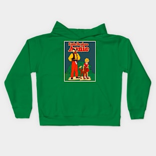 Little Orphan Annie Cartoon Comic Abstract Print Kids Hoodie